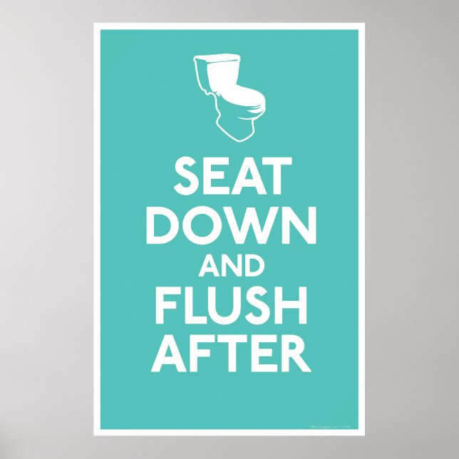 Bathroom Humour Print (Front)