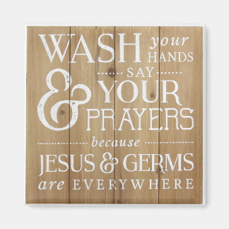 Bathroom Kitchen Magnet. Wash your hand Magnet