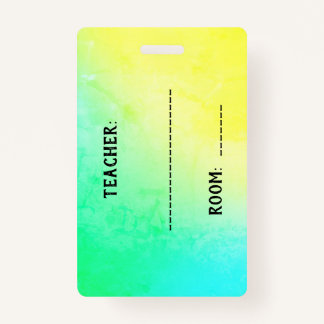 Bathroom Pass Badge ID Badge