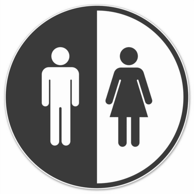 Bathroom Sign (Front)