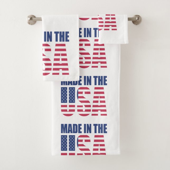Bathroom Towel Made in the USA (Insitu)