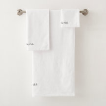 Bathroom Towel Set