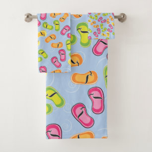 Bathroom Towel Set, Flip Flops