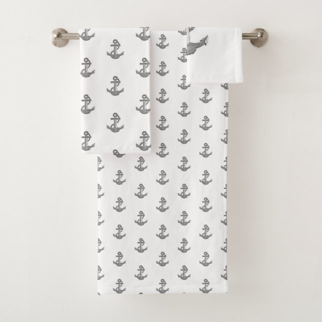 Bathroom Towel Sets Anchor (Insitu)