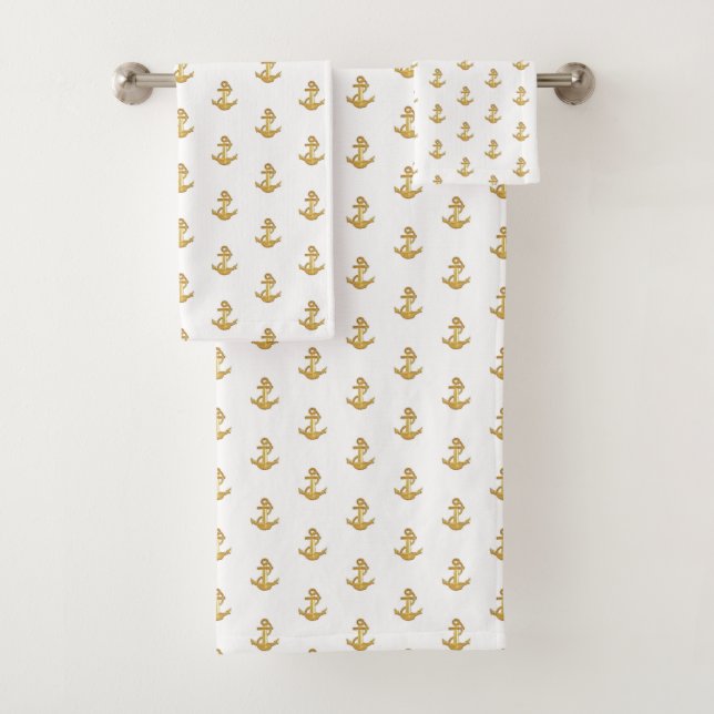 Bathroom Towel Sets Anchor (Insitu)
