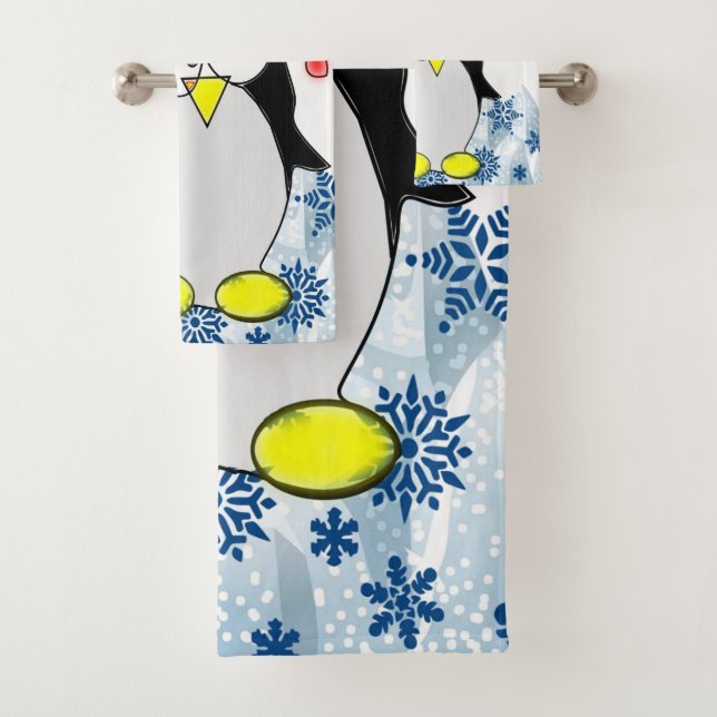 Bathroom Towel Sets Christmas (Insitu)