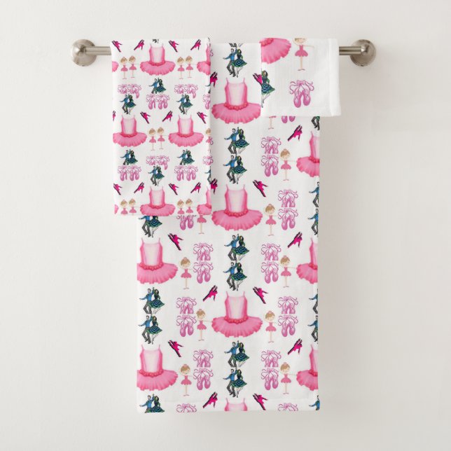 Bathroom Towel Sets Dance (Insitu)