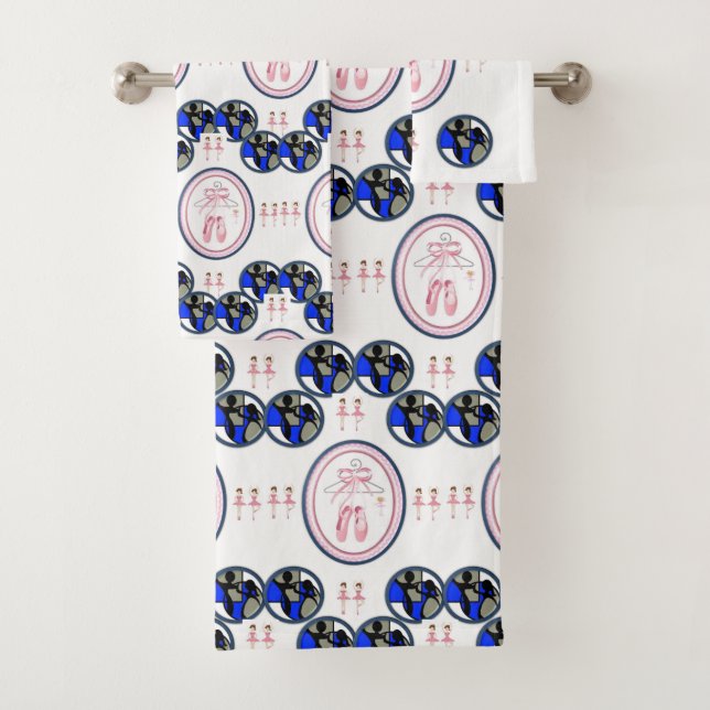 Bathroom Towel Sets Dance (Insitu)