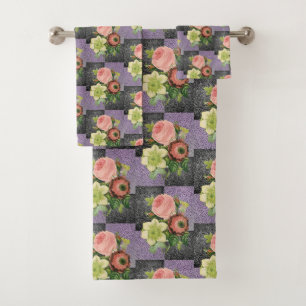 Bathroom Towel Sets Floral
