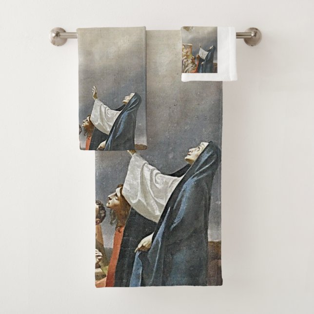 Bathroom Towel Sets Jesus (Insitu)