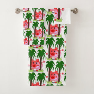 Bathroom Towel Sets Pigs