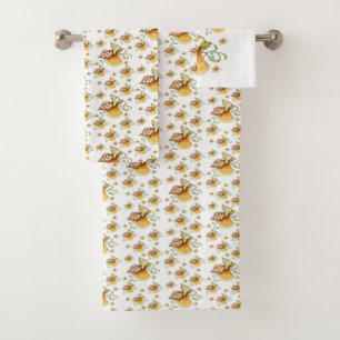 Bathroom Towel Sets Seashells