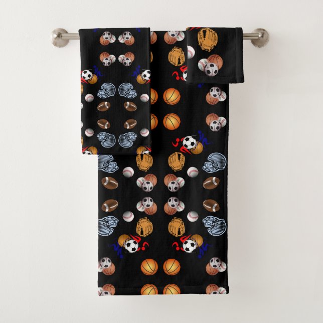 Bathroom Towel Sets Sports (Insitu)
