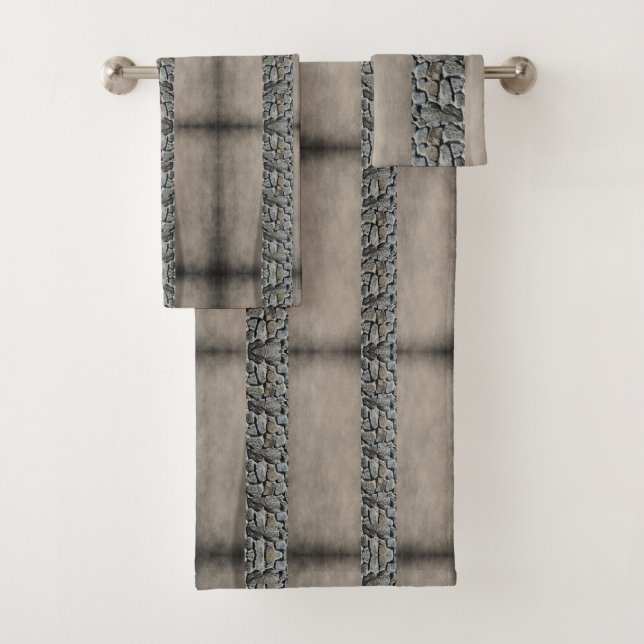 Bathroom Towel Sets Stone (Insitu)