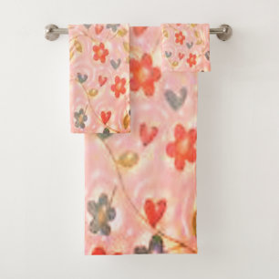 Bathroom Towel Sets Sunflowers
