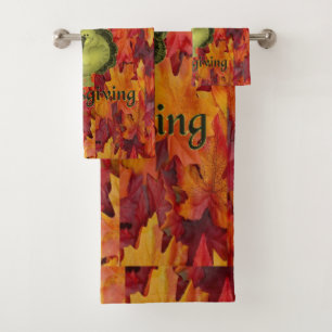 Bathroom Towel Sets Thanksgiving