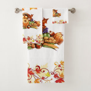 Bathroom Towel Sets Thanksgiving