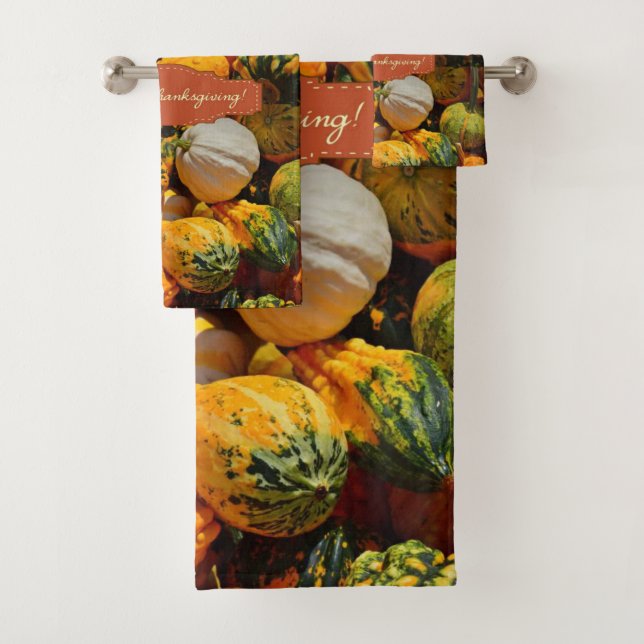 Bathroom Towel Sets Thanksgiving (Insitu)