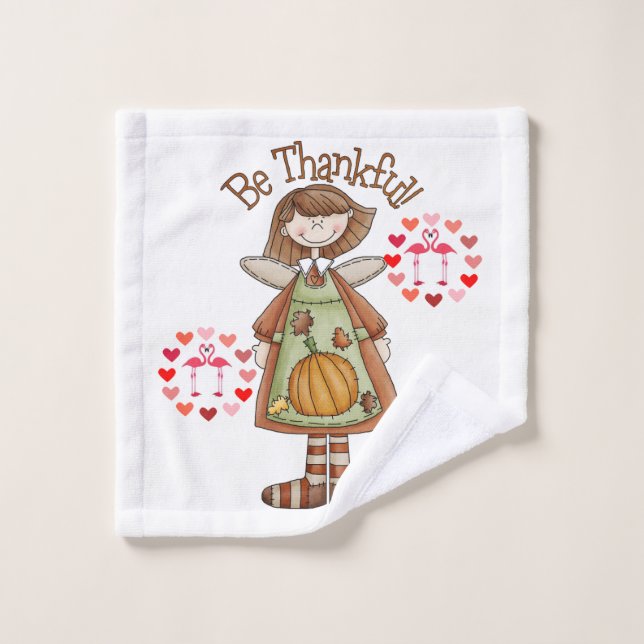 Bathroom Towel Sets Thanksgiving (Wash Cloth)