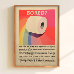 Bathroom Wall Art Retro Toilet Art Funny Toilet Ar