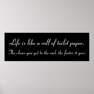 Bathroom Wall Art/Wisdom Poster