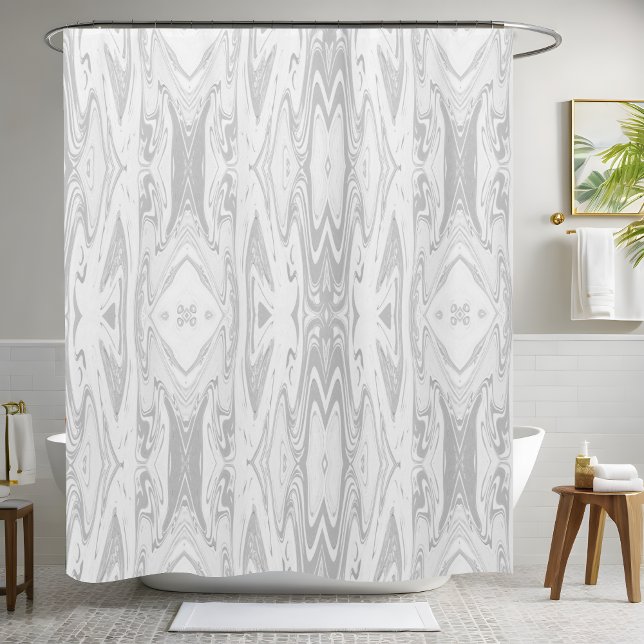 Bathroom White Shower Curtain (Creator Uploaded)