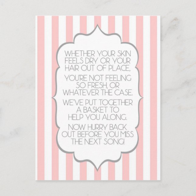 BathroomSign.jpg Postcard (Front)