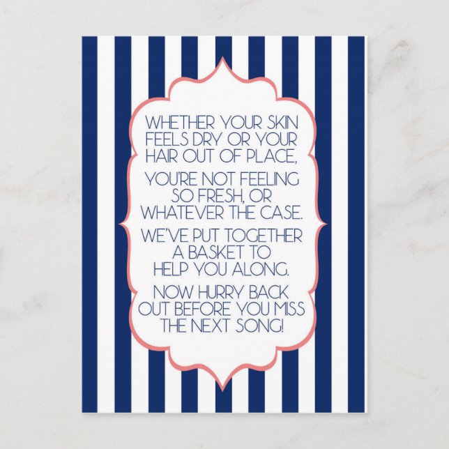 BathroomSign.jpg Postcard (Front)