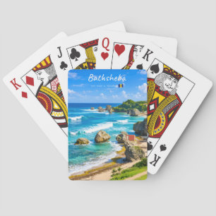 Bathsheba, Barbados - Tropical Beach Coast Playing Cards