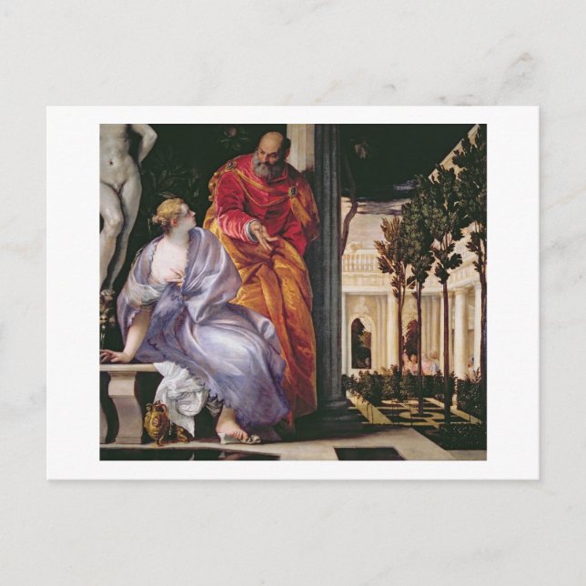 Bathsheba Bathing, c.1575 (oil on canvas) Postcard (Front)