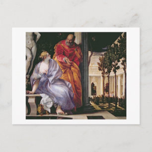 Bathsheba Bathing, c.1575 (oil on canvas) Postcard
