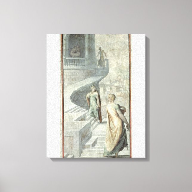Bathsheba Visiting David, c.1553 Canvas Print (Front)