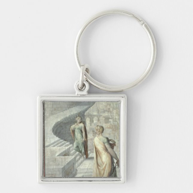Bathsheba Visiting David, c.1553 Key Ring (Front)