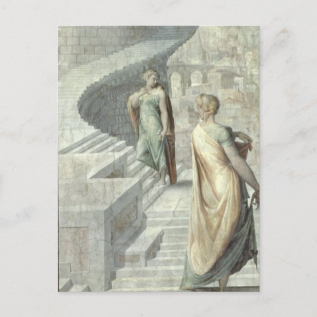 Bathsheba Visiting David, c.1553 Postcard (Front)