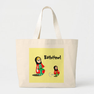 Bathtime! Large Tote Bag