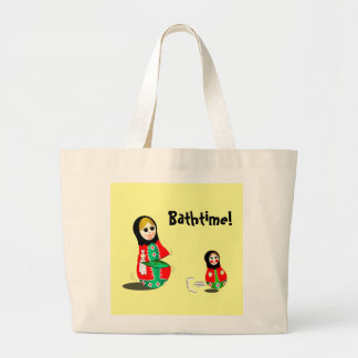 Bathtime! Large Tote Bag