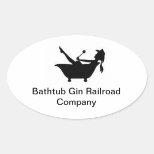 Bathtub Gin Railroad Co. Bumper Sticker