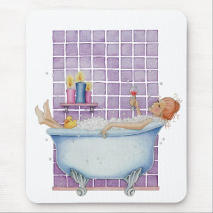Bathtub Joy Mousepad