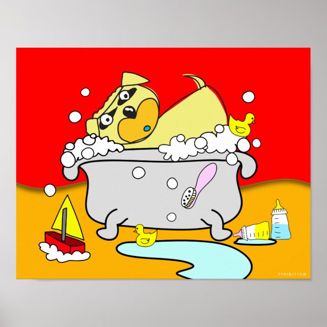 Bathtub Puppy Poster 18 (Front)