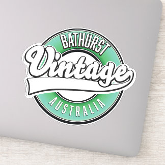 Bathurst australia vintage style logo