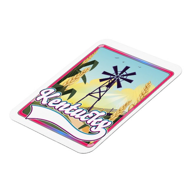 Bathurst Island Canada Travel map Magnet (Left Side)