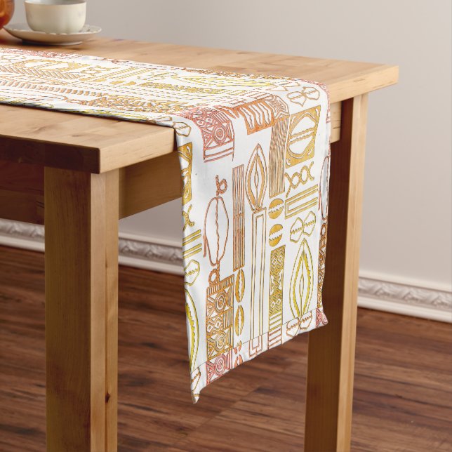 Batik Beads Motif Short Table Runner (In Situ)