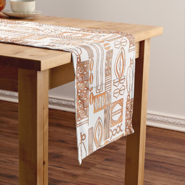 Batik Beads Motif Short Table Runner (In Situ)