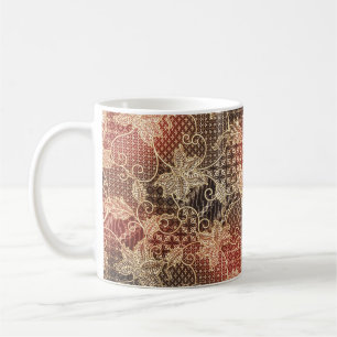 Batik Beauty: Malaysian Artistic Wonder Coffee Mug
