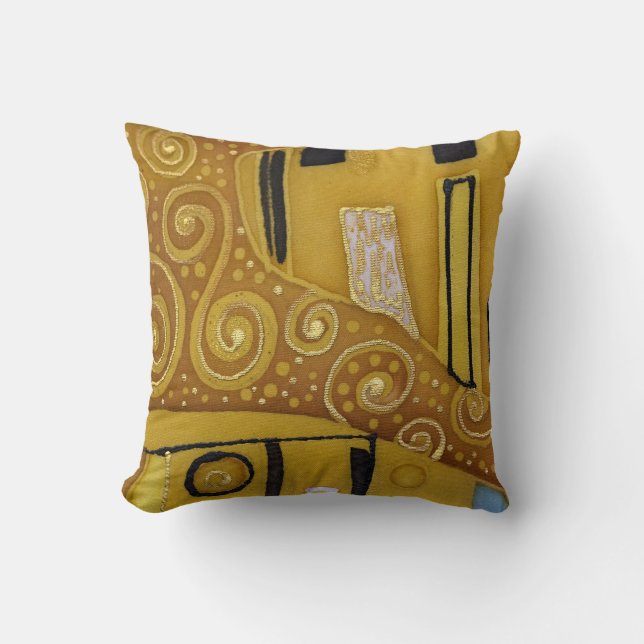 Batik Beauty: Traditional Background Cushion (Front)