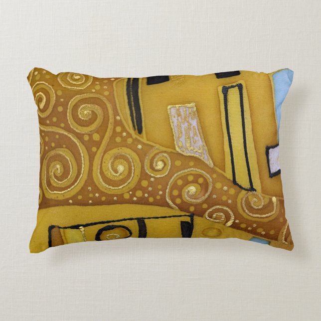 Batik Beauty: Traditional Background Decorative Cushion (Front)