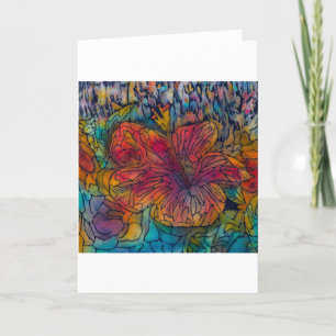 Batik Blank Note Card