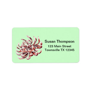 Batik Chrysanthemum Label