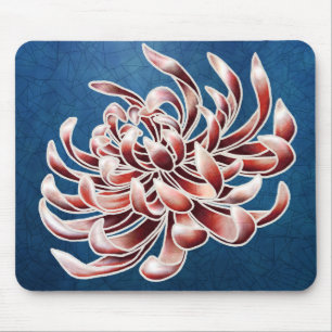 Batik Chrysanthemum Mouse Mat
