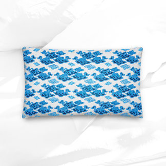 Batik Cirebon Megamendung Blue Pillowcase